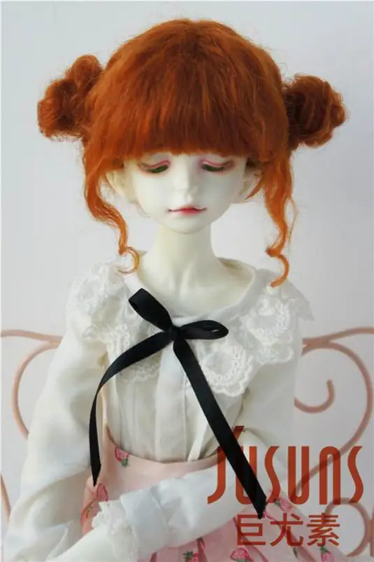 JD406 MSD мохер кукла парик 1/4 прекрасный два пони bjd куклы парик 7-8 дюймов кукла аксессуары