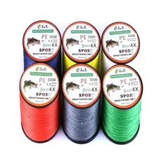 Рыболовная леска, FTXJ 500 м PE сильная мощность плетеные линии нити провода безопасности и выживания Z921