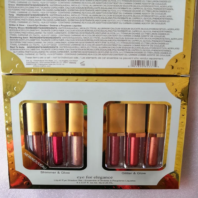 6 видов цветов Eye For Elegance Makeup Лимитированная серия набор жидких теней для век