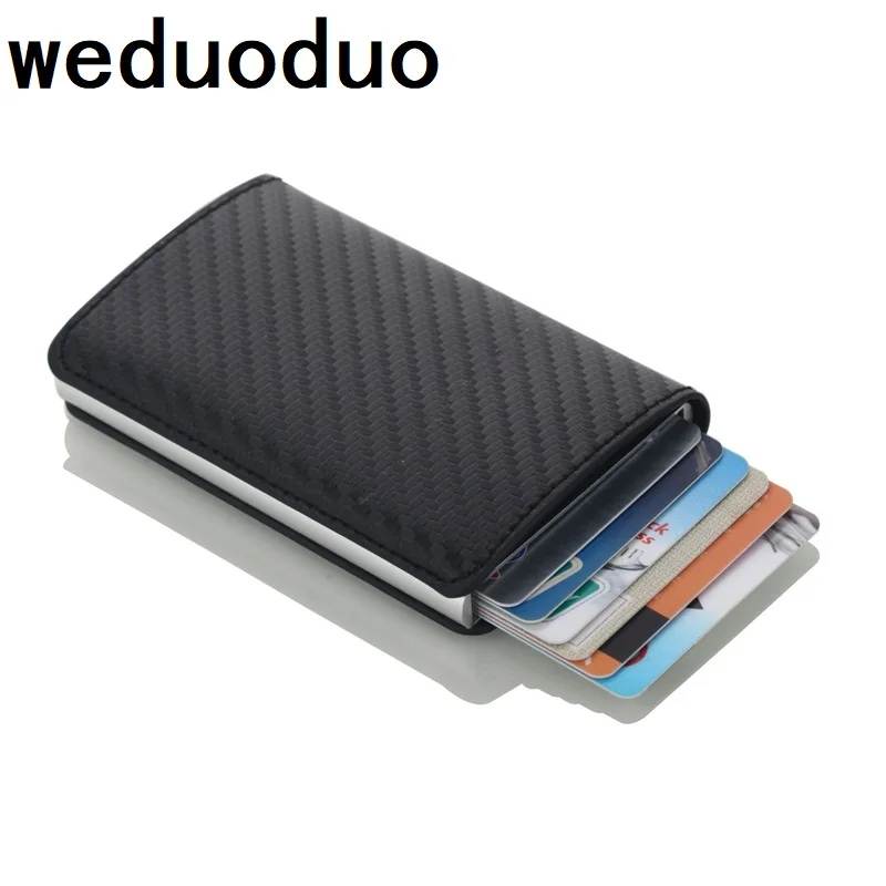 new automatic pop up credit card holder men aluminum alloy
