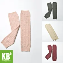 KBB весенние разноцветные Популярные нежные женские вязаные ручная вязка, трикотажная шерсть кружевной стиль зимний утеплитель для ног леггинсы
