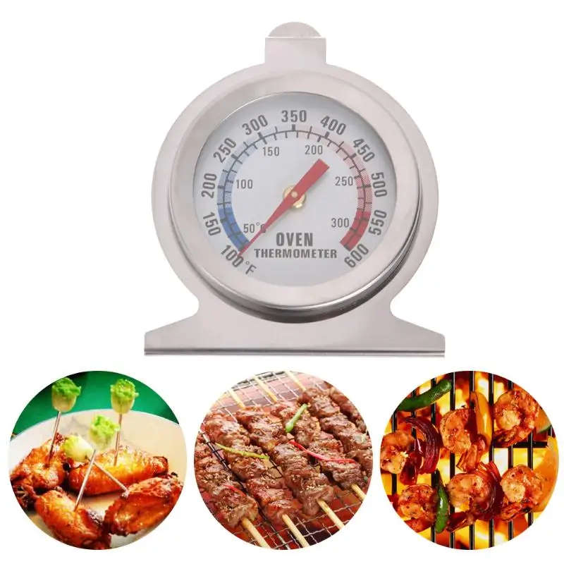 

Food Meat Temperature Stand Up Stainless Steel Dial Oven Thermometer Gauge Gage Large Diameter Dial Kitchen Baking Supplies