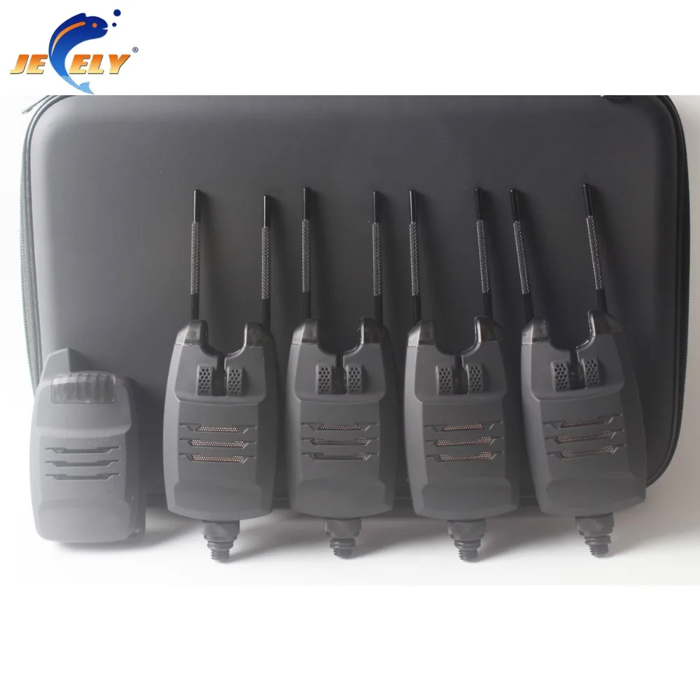  Jeely 6+1/4+1 Carp Fishing Alarm Set Sounds and LED Alarming Wireless Fishing Bite Alarm Indicator  - 32897233951