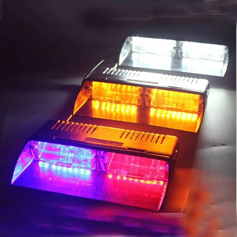 

16 LED Strobe Light Flash Emergency Windshield Light S2 warning emergency strobe police flash light intimidator led dash light