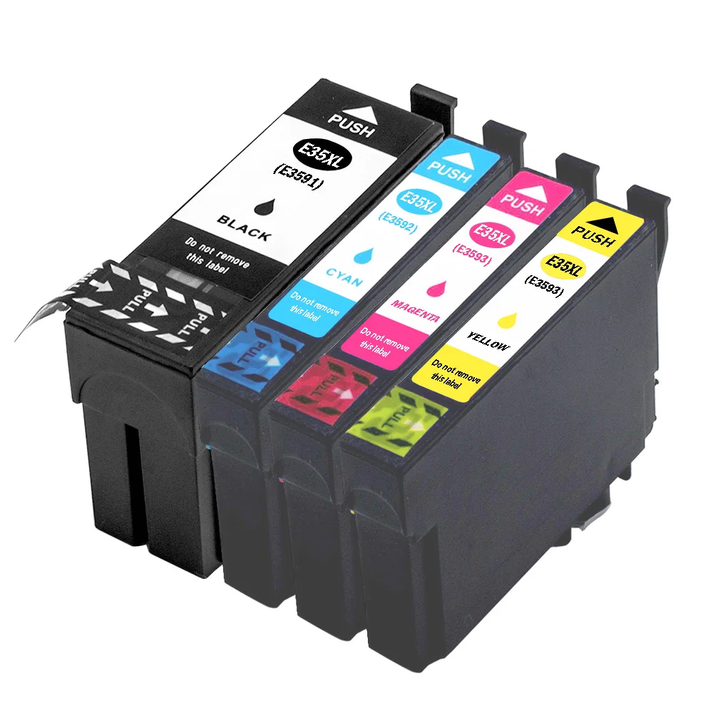 Картридж чернильный совместимый для epson 35XL T3591 4 цвета|Чернильные картриджи| |