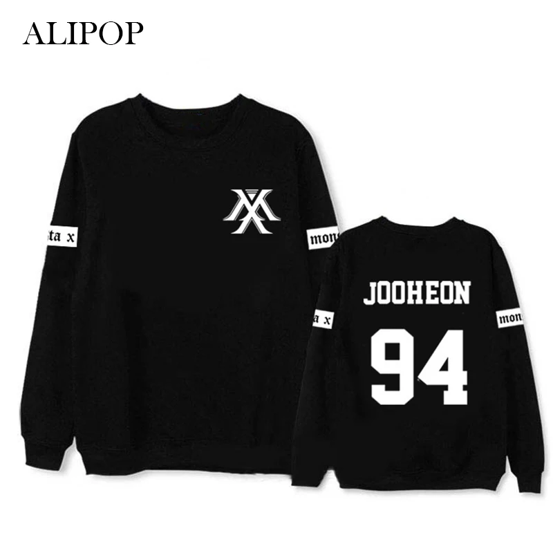 Толстовка с капюшоном Youpop Kpop MONSTA X JOOHEON I.M Album Повседневная хлопковая толстовка и