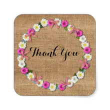 3.8 см Дейзи цветочный венок пользовательские площади наклейка