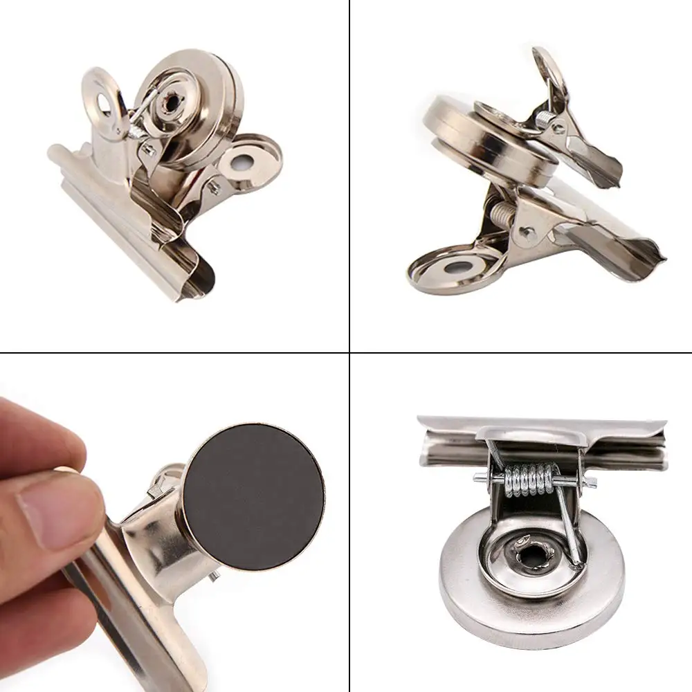 AAAJ-14Pcs холодильник магнит для железа крюк Clips-8Pcs 38 мм шириной, 6 шт. 31 мм шириной, морозильная камера магнитные зажимы крючки неодимовый магнит Hom