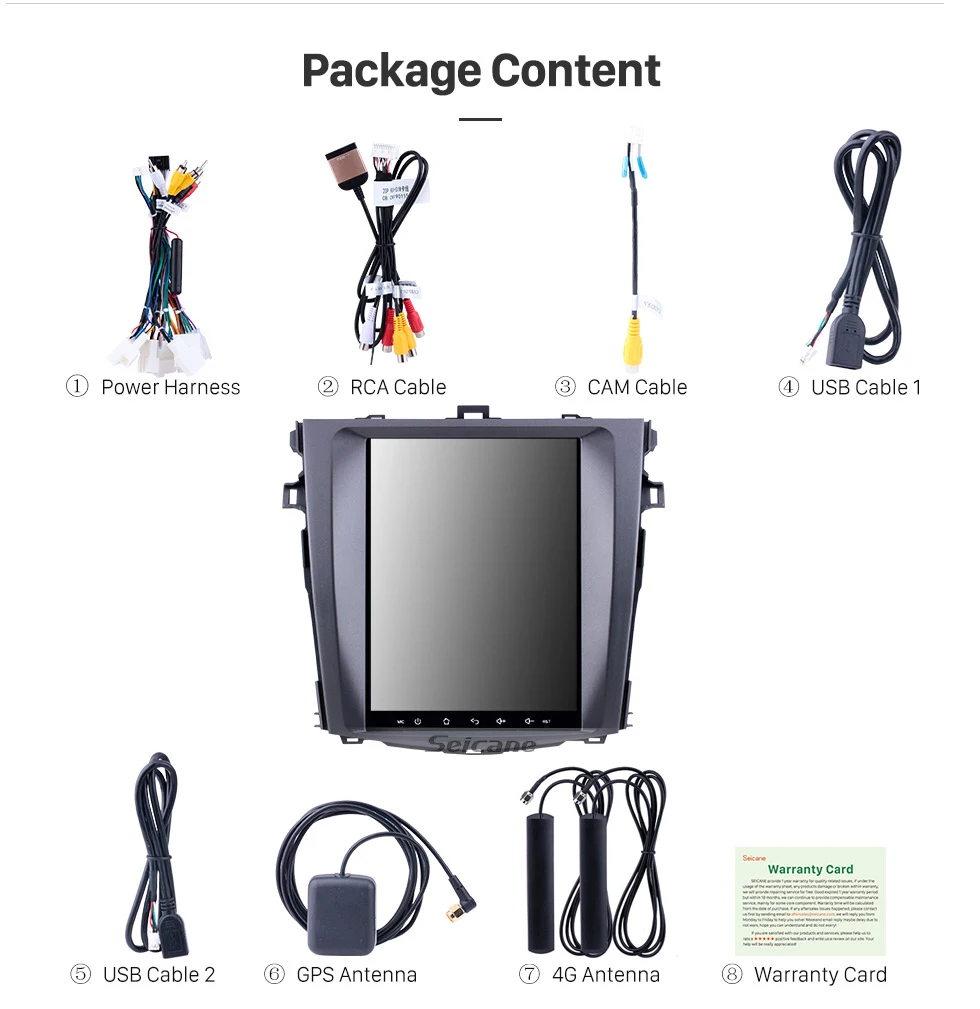Top Seicane Car Multimedia Player For 2006 2007 2008-2012 Toyota Corolla Android 6.0 HD Touchscreen Bluetooth Wifi GPS Navigation 20 Top Seicane Car Multimedia Player For 2006 2007 2008-2012 Toyota Corolla Android 6.0 HD Touchscreen Bluetooth Wifi GPS Navigation 20