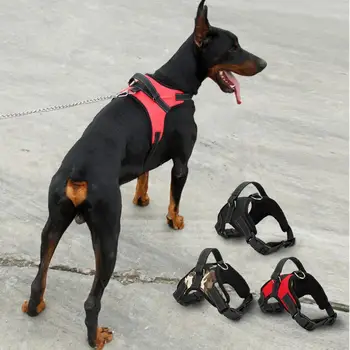 

100PCS Dog Soft Adjustable Harness Vest Dog Chest Strap Walk Out Hand Strap Dog Collar