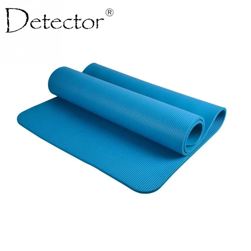Detector 10mm Thick exercise Yoga Mat Pad Non-Slip Lose Weight Exercise Fitness folding gymnastics mat for fitness