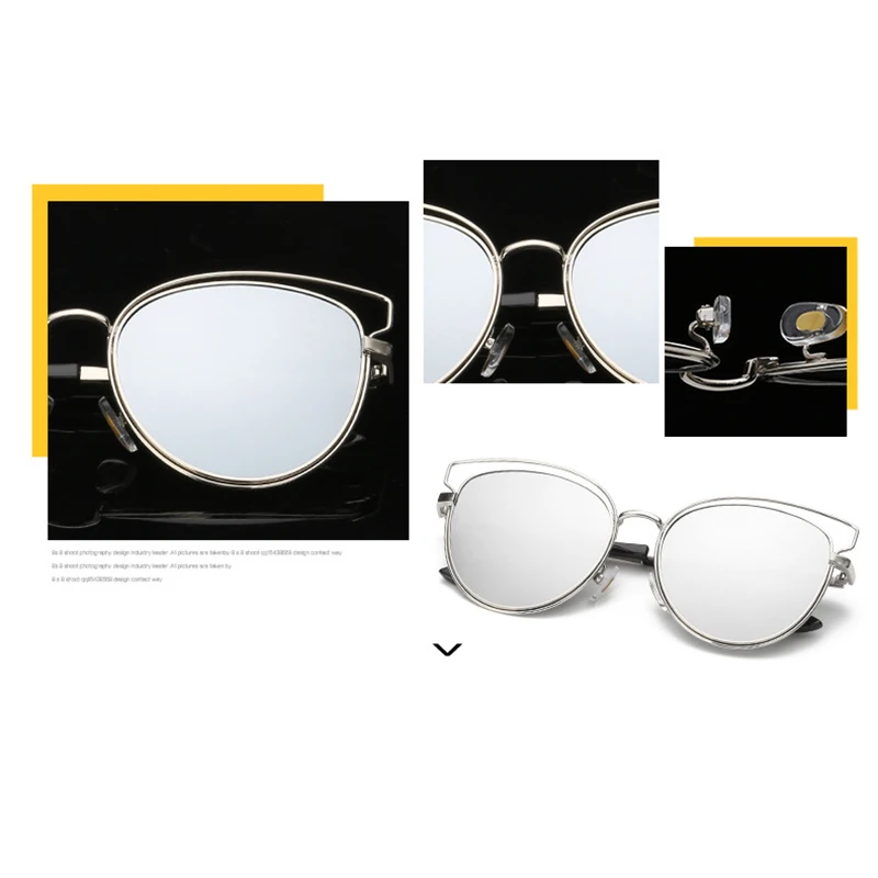 Модные солнцезащитные очки Для женщин дизайнер солнцезащитные очки для дамы Винтаж зеркало женский праздник путешествия очки тени WD0715