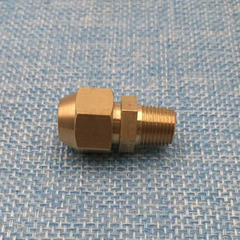 

Flare fitting, copper Flaring directly connect, Brass expansion type pipe joint,1/8"BSPT x 6mm Pneumatic Fitting,parts of burner