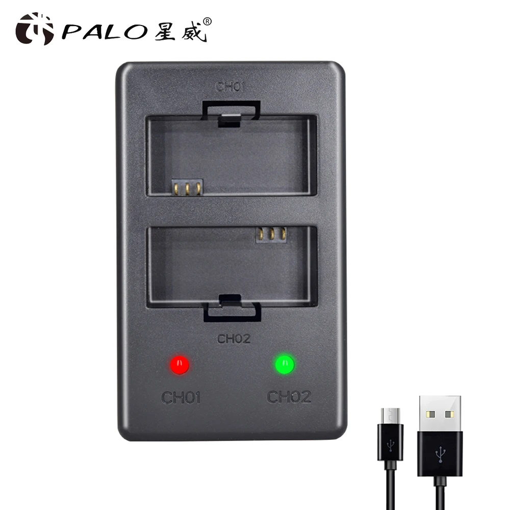 

PALO USB Charger AHDBT-301-ALED Dual Charger For GoPro Hero 3 Hero 3+ HERO3 and GoPro AHDBT-201, AHDBT-301, Camera Accessories