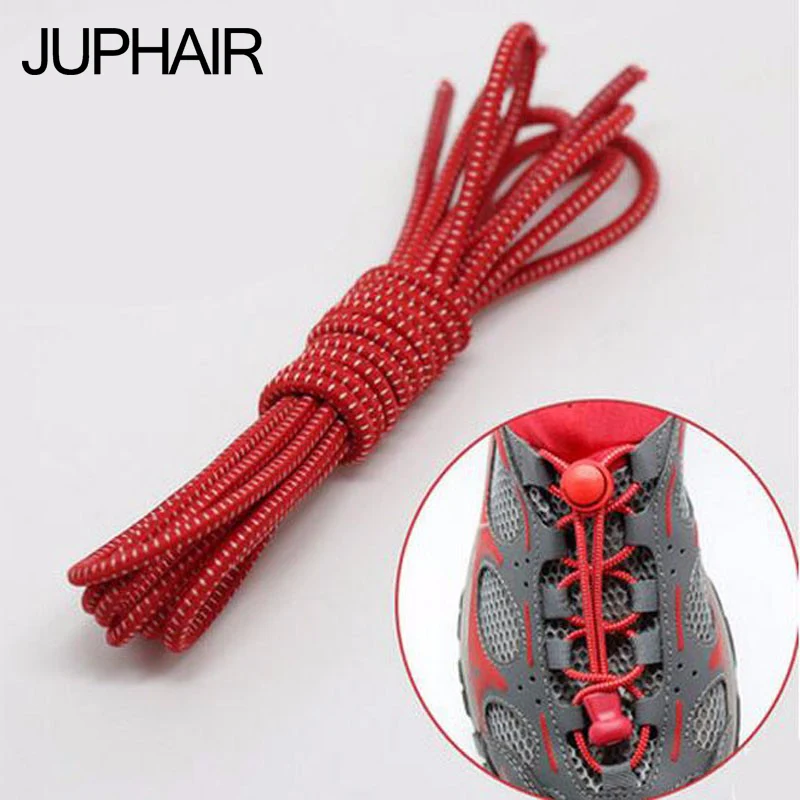 

JUP 5 Pair Men Women Sport of Lock No Laces Tie Laces Sneaker Elastic Laces children safe Elastic Shoe Sneakers Lazy Shoes Tring