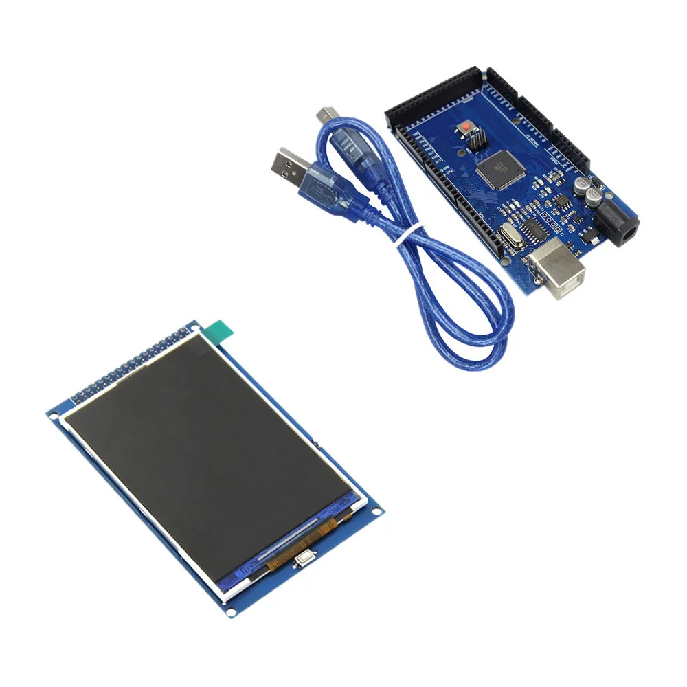 3,5 дюймовый TFT Модуль ЖК-экрана 3,3 V/5 V ILI9486/ILI9488 Ultra HD 320X480 для arduino совместим с МЕГА 2560 R3 плата с USB - Цвет: 3.5LCD and Mega 2560