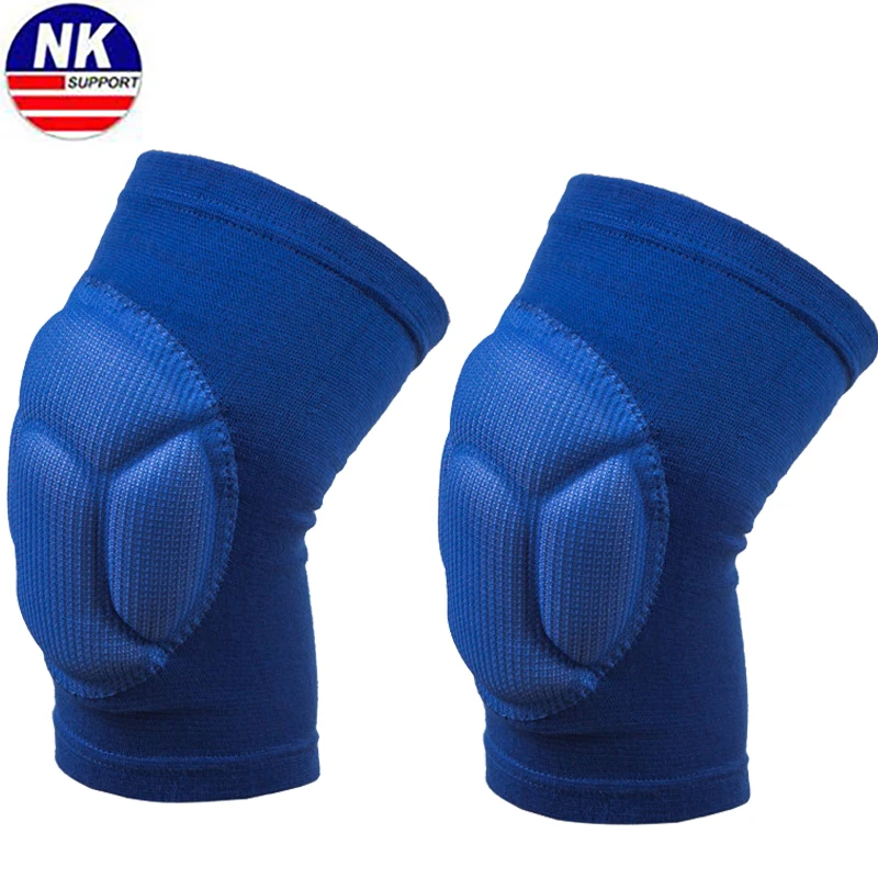 NK SUPPORT 1 Pair Thick Sponge Collision Avoidance Kneeling Kneepad Outdoor Climbing Sports Riding Protector Protection KneePads