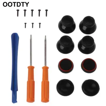 

Joystick Analog Stick Module Arcade Grip Gel Screwdrivers Tool Set Replacement Kits Black for Controller