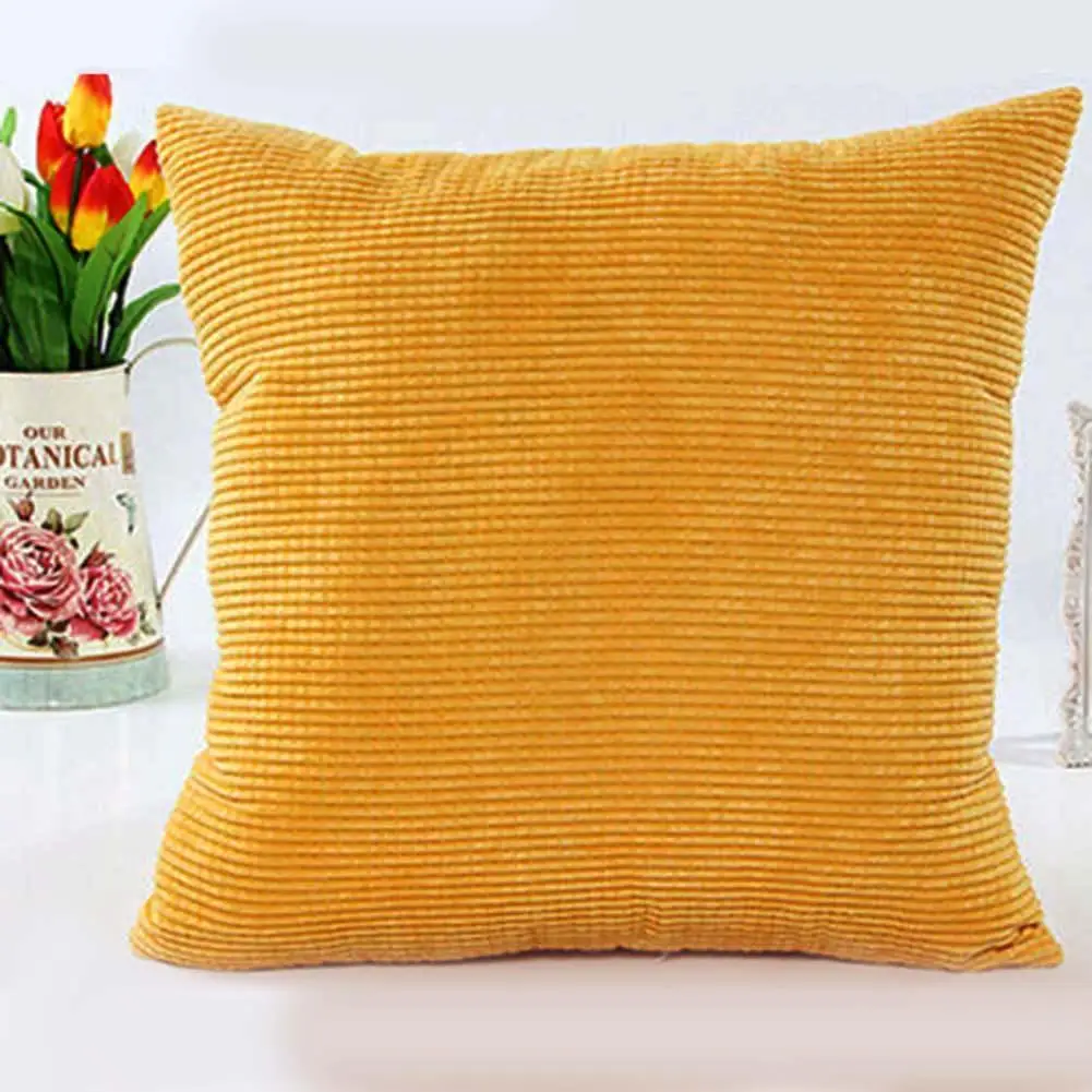 

Modern SimpleDecorative Pillow Case Corn kernels Corduroy Sofa Decor throw Pillow Case Cushion Cover Square 50cm