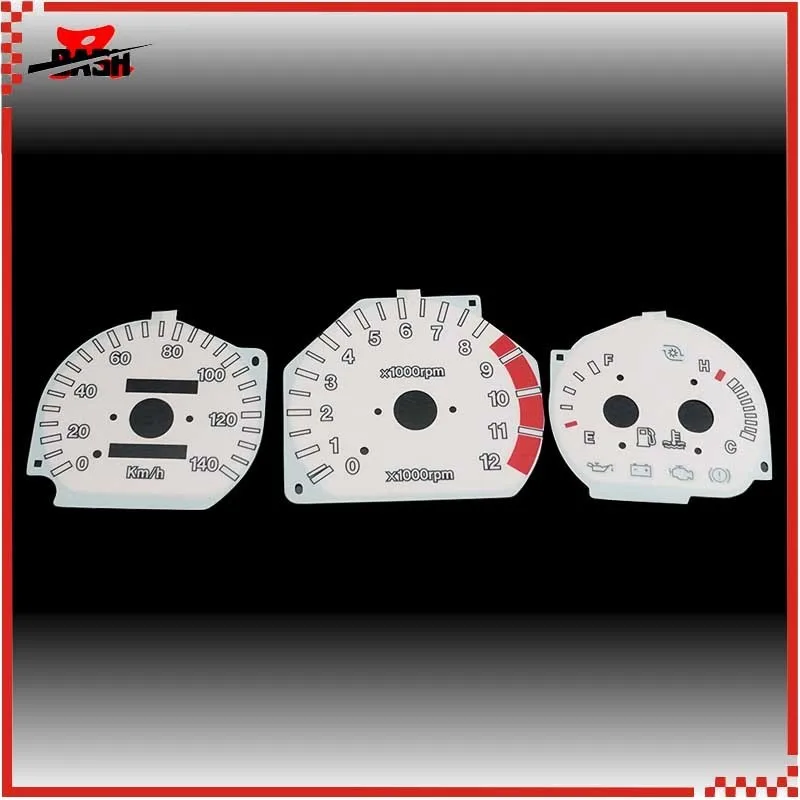 DASH EL Glow Gauge for Cappuccino EA11R 1991 Full panel glow White