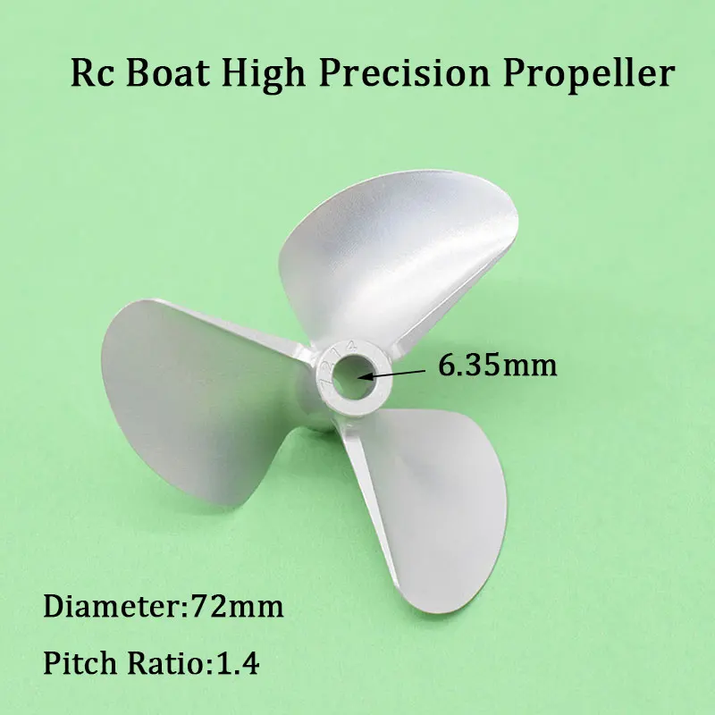 RC Boat 3 Blades Propeller CNC Aluminum Alloy High Precision Propeller