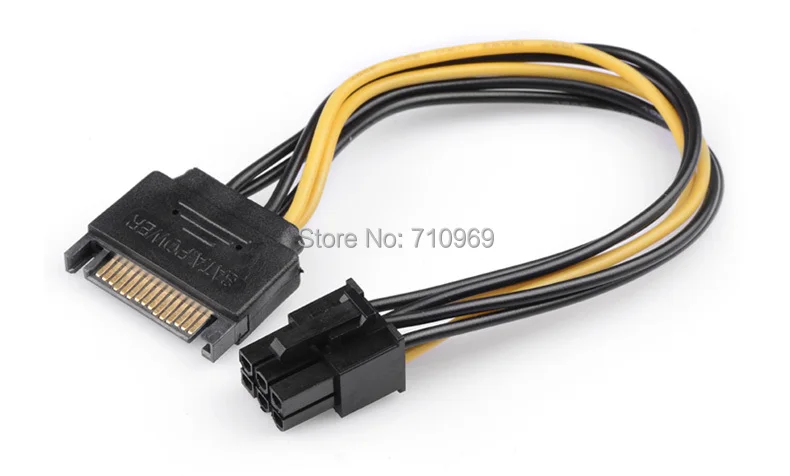 15Pin SATA male To 6Pin Female PCI-E Graphics vedio Card Power Socket Cable.jpg