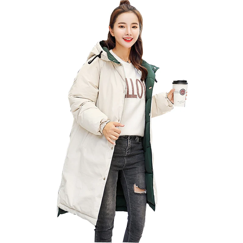 

New arrival women Down Parka Women Winter Coat Women's Long Solid 2019 New Winter Style Slim Cotton Padded Jacket Winter 1812