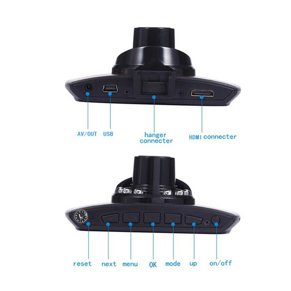 Podofo оригинальная автомобильная DVR камера 2 7 &quotG30 Full HD 1080P видеорегистратор на 170