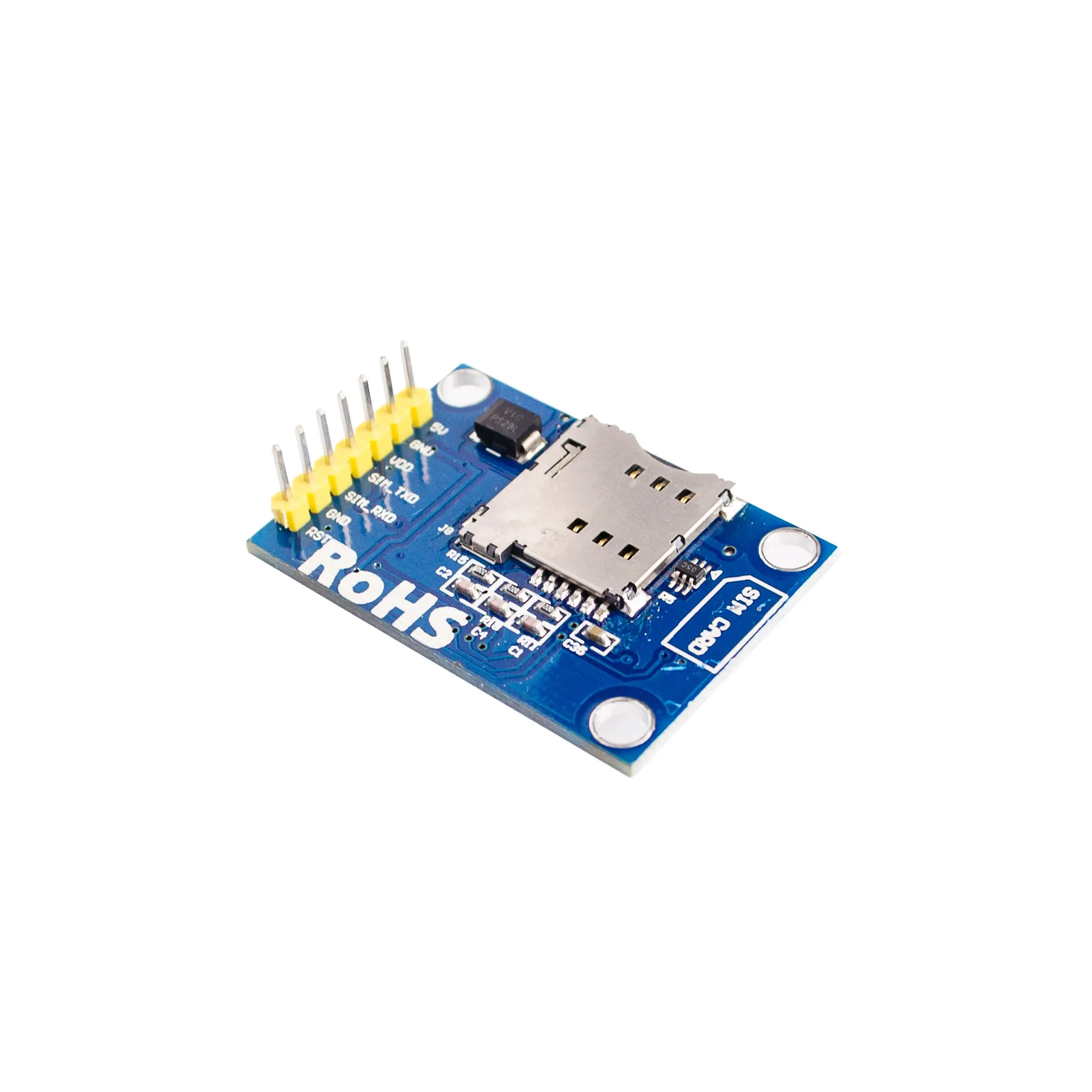 Online SIM800L V2.0 5 V Nirkabel GSM GPRS Modul Quad Tali dengan Antena Kabel Tutup