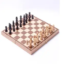 Высококлассный складной деревянный Международный шахматный набор настольная игра забавная игра Шахматная коллекция портативная