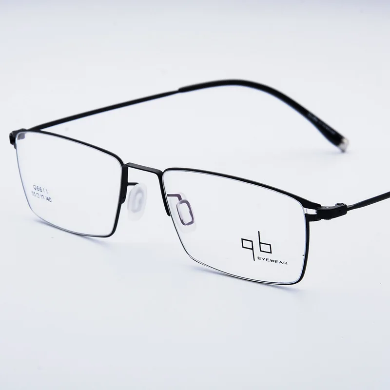 Man Titanium Alloy Glasses Optical High End Classic Men Eyeglasses