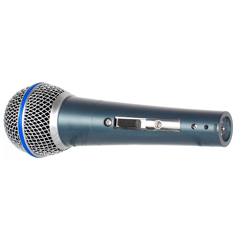 BETA58A Switch Professional Wired Handheld Dynamic Mic Vocal Karaoke Microphone System For Beta 58A With 6.5mm Jack Audio Line