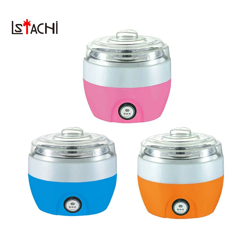 

LSTACHi 800ml Stainless Steel Yogurt Maker Household Multifunction Automatic Fermentation DIY Yogurt Maker Cheese Machine