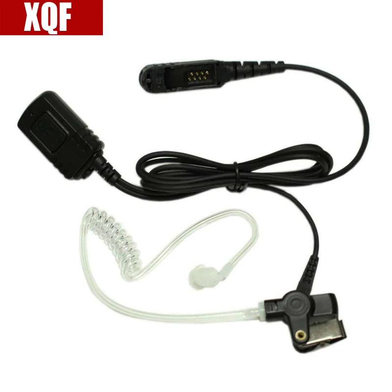 XQF Pro Скрытая Акустическая трубка Bodyguard гарнитура с микрофоном для Motorola Radio XPR3300