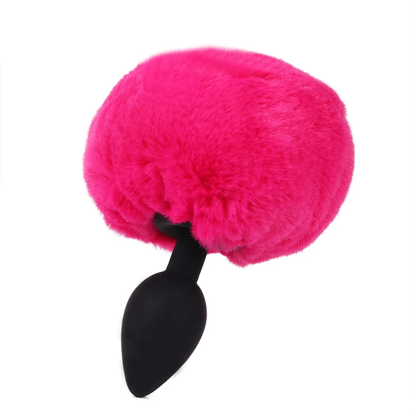 Novo Rabo de Coelho para Meninas P Tamanho Pequeno Sílica Gel Brinquedos Anais Peludos Brinquedos Sexuais Adultos Produtos Sexuais À Prova D'água Peludos_voghion.com
