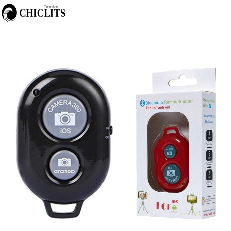 

Bluetooth Remote Camera Shutter Release Button With Battery for Selfie Camera Controller Bluetooth 4.0 Remote Button for iPhone