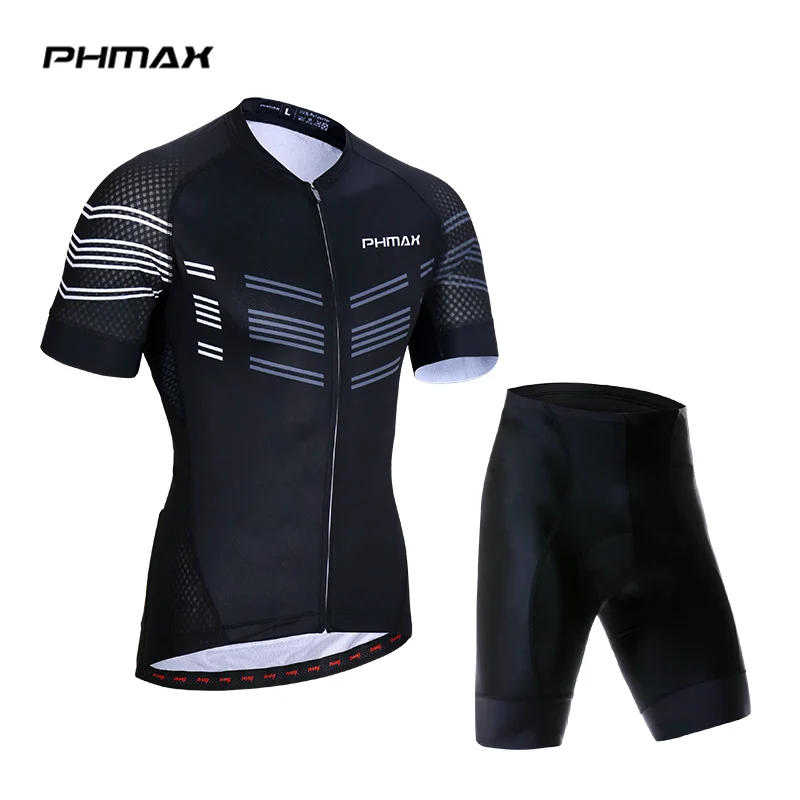 PHMAX Pro комплект для велоспорта MTB велосипедная Одежда Майо Ropa Ciclista велосипедная одежда спортивная мужская Ciclismo комплект из майки для велоспорта - Цвет: Normal Cycling Set