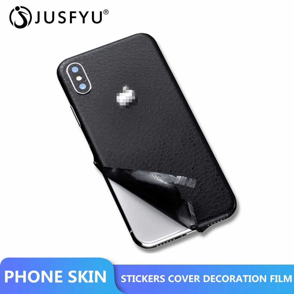 

Sticker Skin Pattern For iPhone 6 6S 7 8 X Plus Xs Xr Case Back Film Thin Screen Protective Cover Sticker Color Paster Back Film
