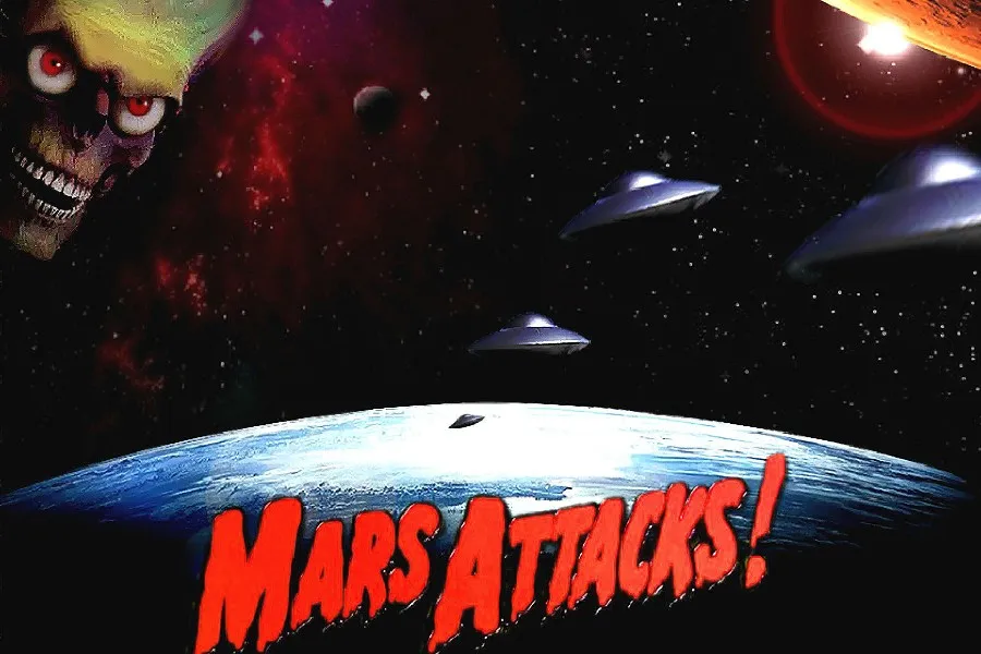 MARS ATTACKS Movie Art Silk Poster 12x18 24x36