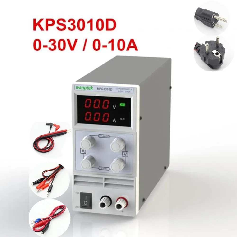 

KPS3010D KPS305D KPS6050D Switchable Adjustable High precision double LED display switch DC Power Supply protection function