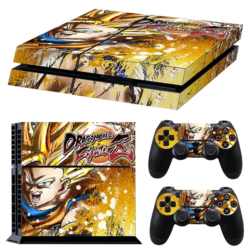 6 стилей Dragon Ball Super Son Gogu виниловая Обложка Наклейка PS4 кожа для sony playstation 4 консоль и 2 контроллера Защитная Наклейка