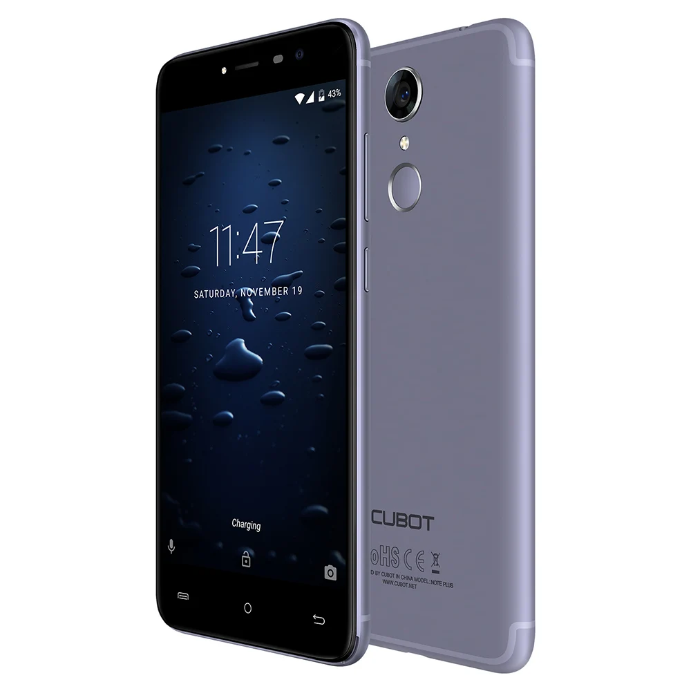 Cubot Note Plus, отпечаток пальца, 5,2 дюймов, FHD, четырехъядерный смартфон, 3 Гб ram, 32 ГБ rom, 16 МП, Android 7,0, 4G, LTE, смартфон