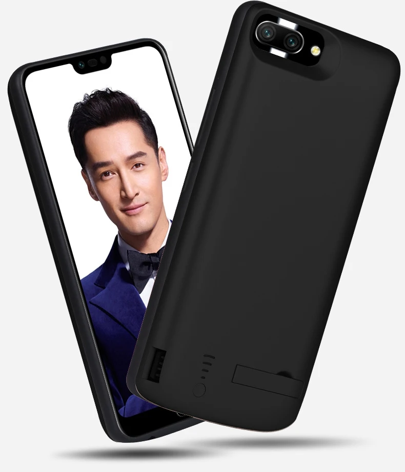 6500 mah For Huawei Honor 10 Battery Case Smart Phone Stand Battery Cover Smart Power Bank For Huawei Honor 10 Charger Case