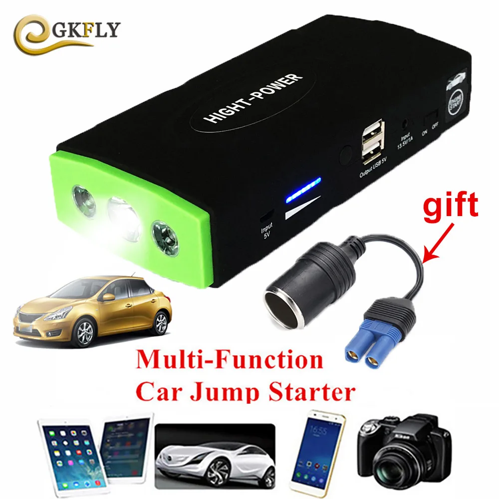 

High Power Car Jump Starter Power Bank 600A Portable Car Battery Booster Charger Starting Device Petrol Diesel Starting Device