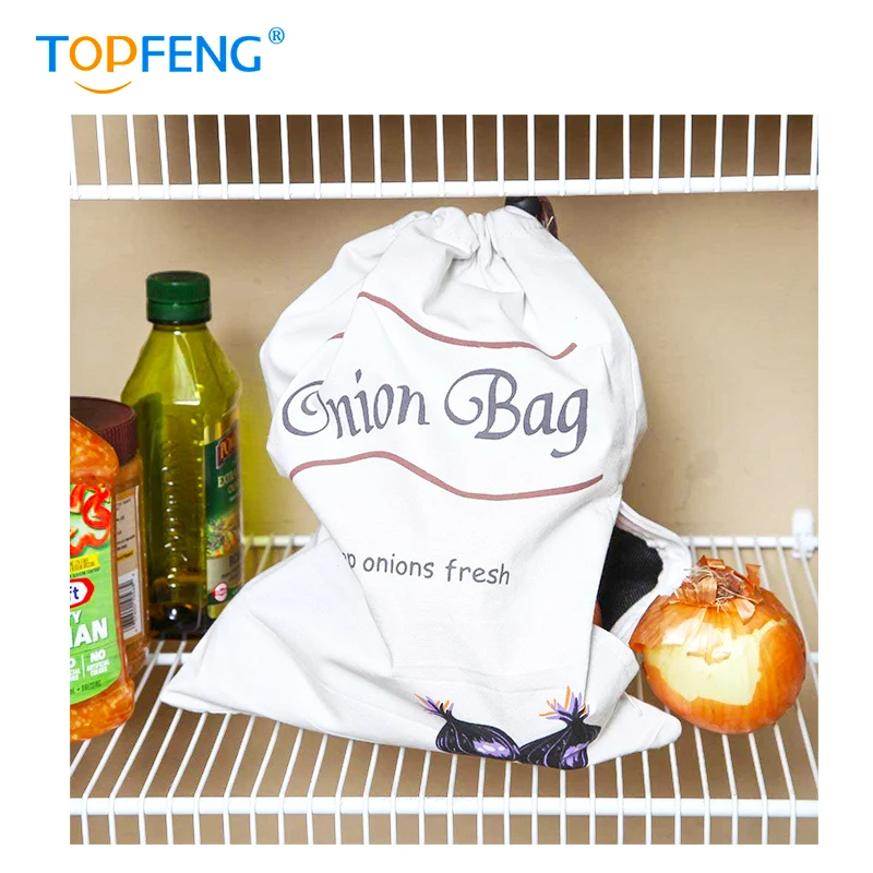 TOPFENG многоразовые мешки для хранения картофеля и лука для овощей прочные пакеты для хранения овощей без Росток(2 шт
