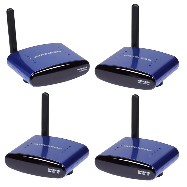 

Sainsonic 1 to 3 PAT-630 5.8GHZ Wireless TV HD AV Sender Transmitter 3 Receivers Audio Video 200M for DVD DVR IPTV