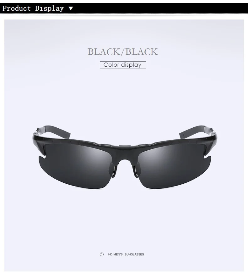 YSO солнцезащитные очки Для мужчин поляризационные UV400 алюминия и магния рамка солнцезащитные очки вождения очки полу без оправы аксессуары для Для мужчин 8123