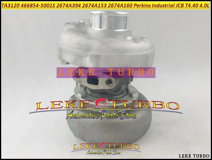 TA3120 466854-5001S 466854-0001 466854 2674A153 2674A160 2674A394 Turbo For Perkins Industrial for JCB T4.40 4.0L  (2)