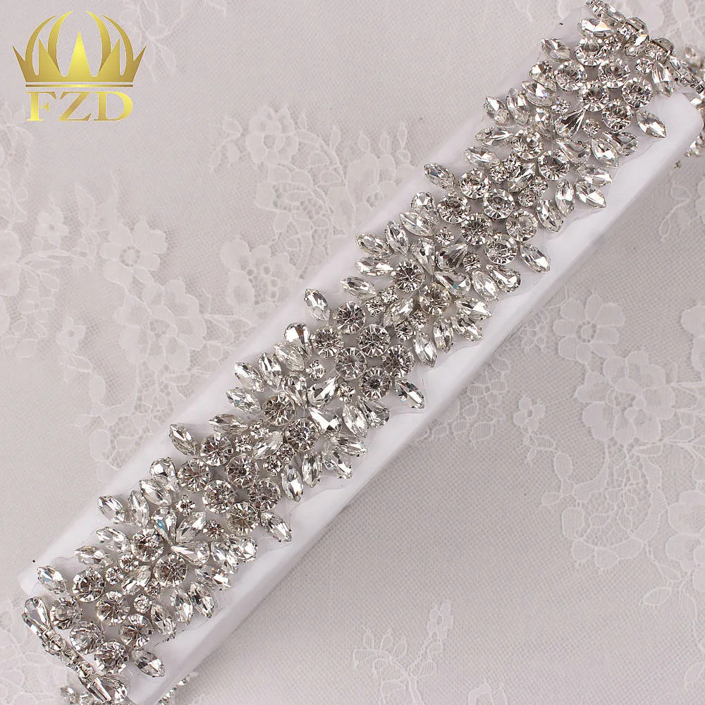 Buy (10yards) 1 Yard Iron On Crystal Beaded Sewing