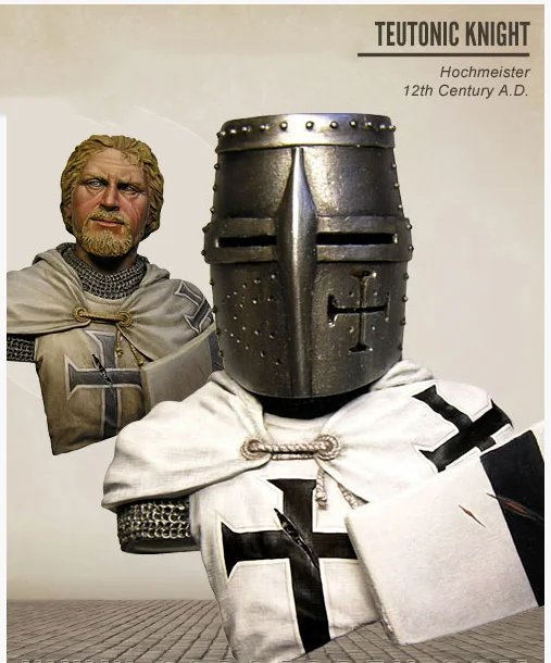 1/10 резиновый бюст строительный комплект TEUTONIC KNIGHT | Игрушки и хобби